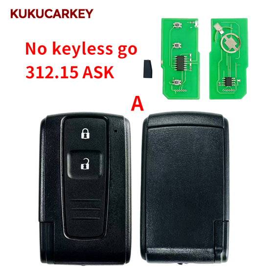 For Toyota Prius Crown 312/315/433MHz Chip:4D B9 Smart Car Key Board ID: 0030 2004-2009 No Keyless Go/Keyless Go Key FCCID:MOZB31EG/MOZB21TG